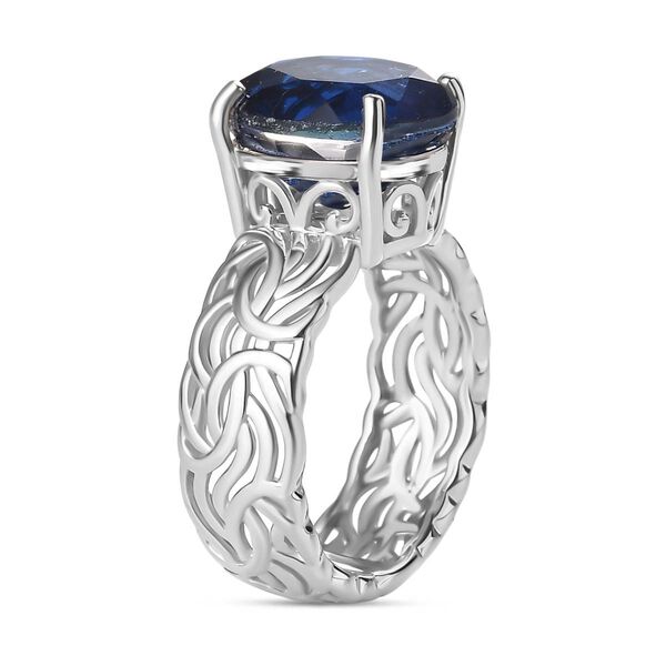 Ceylon Farbe Quarz Ring 925 Silber rhodiniert (Gr&ouml;&szlig;e 19.00) ca. 5.25 ct image number 5