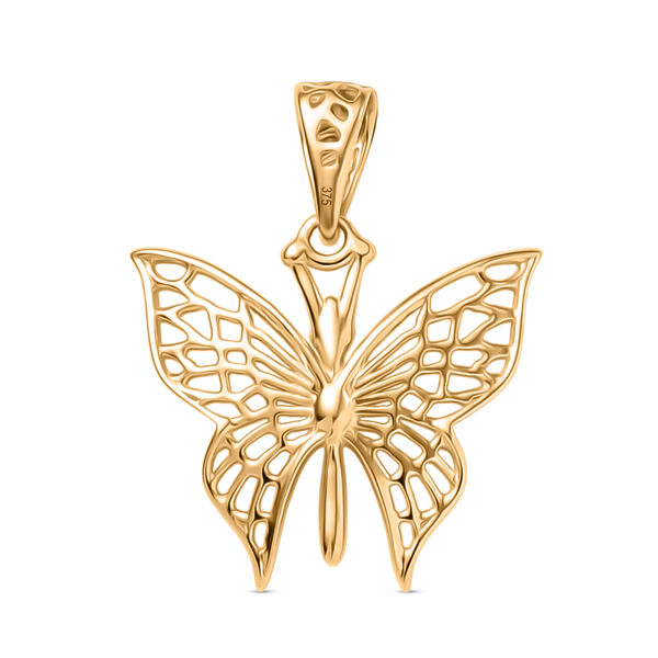 Schmetterlings-Anh&auml;nger in 375 Gold image number 5