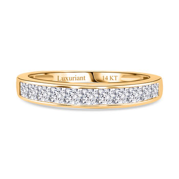 LUXURIANT DIAMOND - Lab Grown Diamant VS-EF SGL zertifiziert Ring 585 Gelb Gold (Gr&ouml;&szlig;e 17.00) ca. 1.00 ct