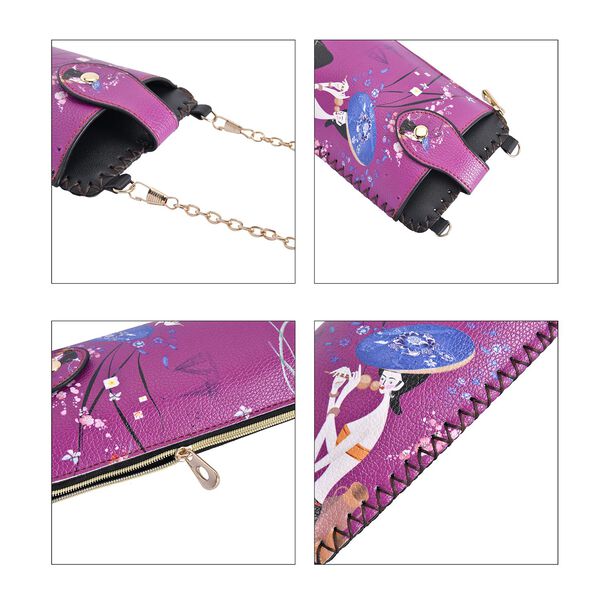 Handy Crossbody-Tasche, Geisha image number 7