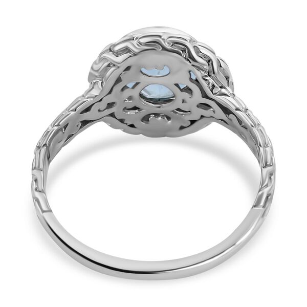 Royal Bali Kollektion- Himmelblauer Topas-Ring - 3,54 ct. image number 4