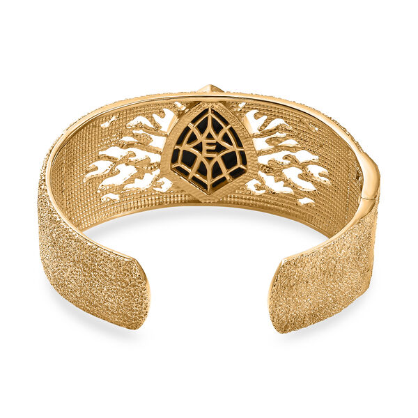 EverTrue AA schwarzer Glasachat 19cm Armreif - 24,82 ct. image number 4