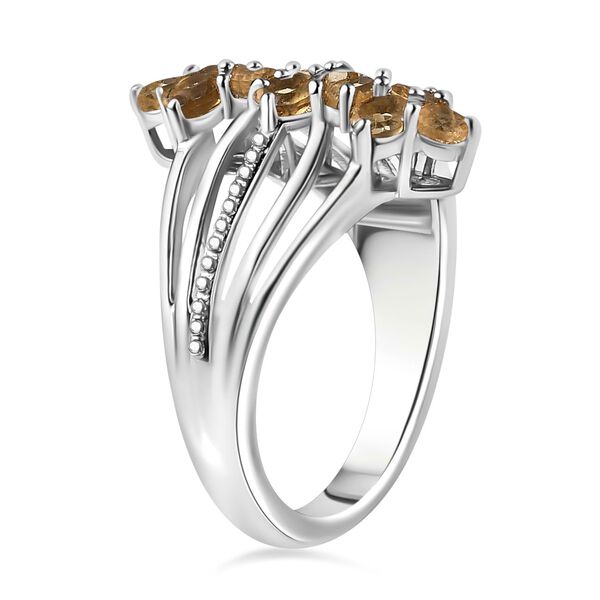 Citrin Ring Messing (Gr&ouml;&szlig;e 17.00) ca. 1,06 ct image number 4