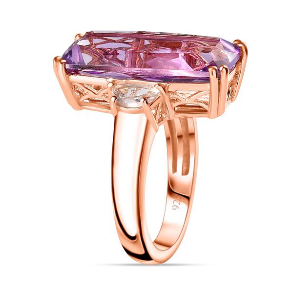 AA Rose De France Amethyst und Topas Ring - 9,75 ct. image number 5
