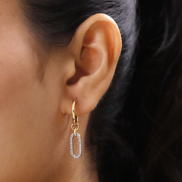 Diamant-Ohrh&auml;nger in Silber image number 3