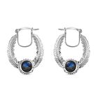 AAA Labradorit Ohrringe 925 Silber rhodiniert ca. 3.37 ct