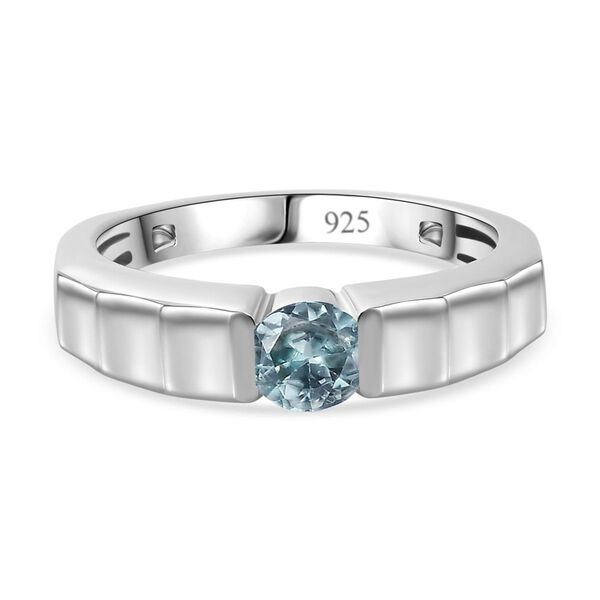Blauer Zirkon-Ring - 0,67 ct.