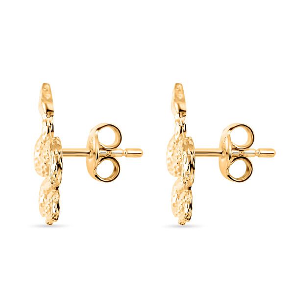 Royal Bali Kollektion - Schlangen Ohrstecker in  375 Gold image number 3