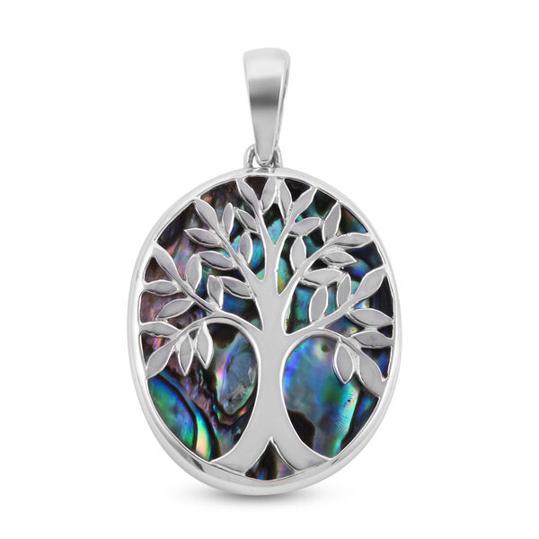 Royal Bali Kollektion - Abalone Muschel Anhänger 925 Silber ca. 3,27g image number 0