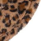 Kunstfell Hut, Leopardenmuster, Größe 25x35 cm, Braun und Schwarz image number 3