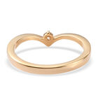 Diamant-Ring, 925 Silber vergoldet  ca. 0,05 ct image number 5
