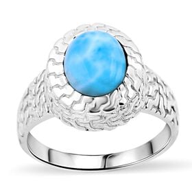 Royal Bali Kollektion - Larimar Ring - 4,45 ct.