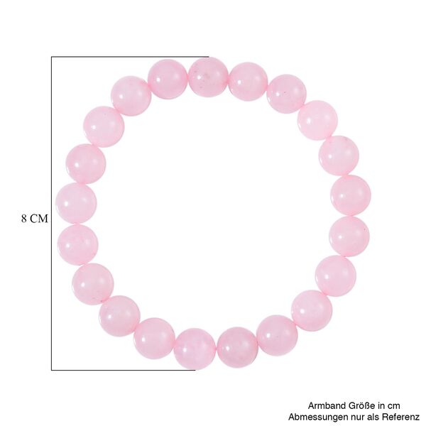 Rosenquarz Armband, (9-11mm), 18 cm, ca. 170.00 ct image number 4