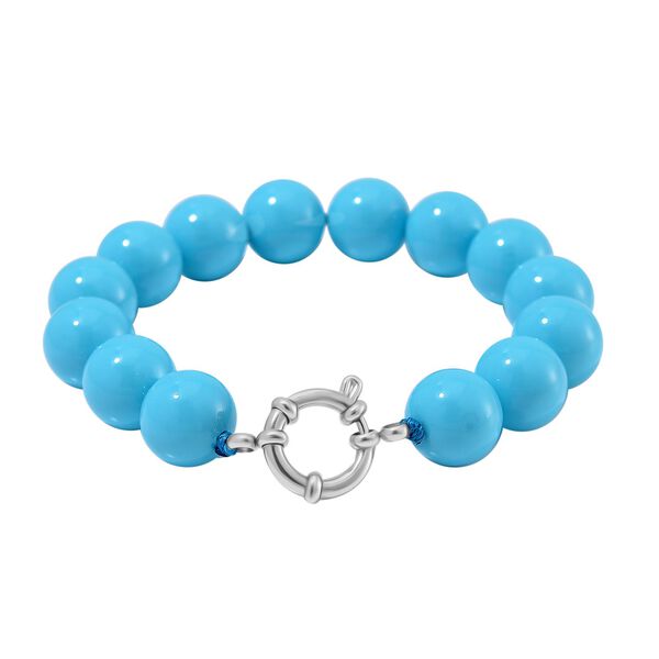 Sleeping Beauty türkisfarbenes Muschelkernperle Armband image number 3