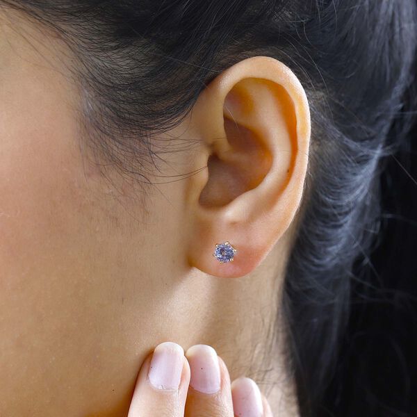 Labor Alexandrit Ohrringe - 1,38 ct. image number 3