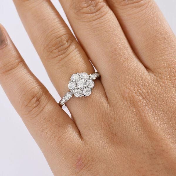 D'Joy Moissanit Ring, 925 Silber rhodiniert - 1,28 ct. image number 3