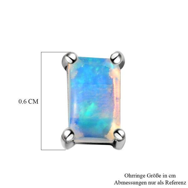 Natürliche, äthiopische Opal-Ohrstecker - 0,47 ct. image number 5