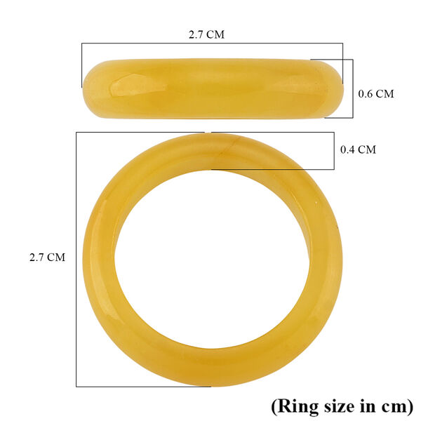 Honig Jade Ring (Gr&ouml;&szlig;e 17.00) (10-15 Werktage Lieferzeit) ca. 40.00 ct image number 4