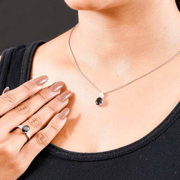 D'Joy 2er-Set Elite Shungit und Zirkon Schmuckset - 1,82 ct. image number 3