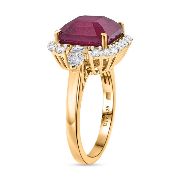 D'Joy afrikanischer Rubin, Topas und Zirkon Ring und Anh&auml;nger mit 50cm Kette image number 12