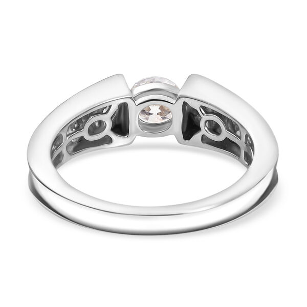 D'Joy Moissanit Ring, 925 Silber platiniert - 0,59 ct. image number 6