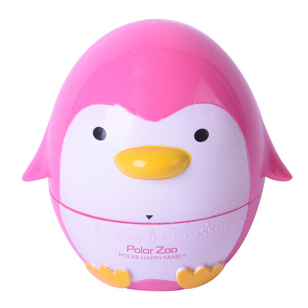 2er-Set Pinguin Timern, Dunkelblau und Rosa image number 1