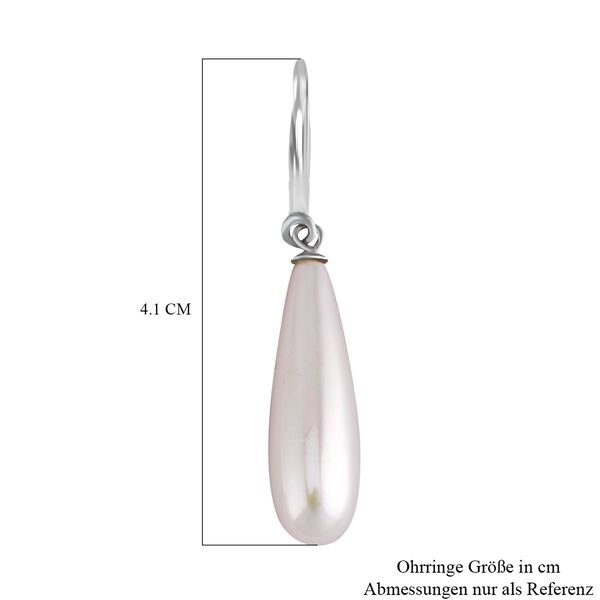 K&ouml;nigin der Edelsteine- Wei&szlig;es Muschelperlen-Schmuckset image number 8