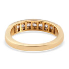 Diamant-Ring, 925 Silber Gelbgold Vermeil (Größe 19.00) ca. 0,25 ct image number 5