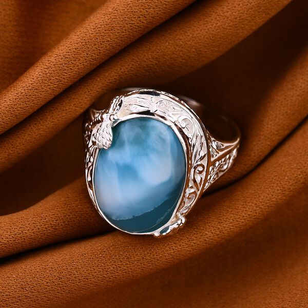Royal Bali Kollektion- Larimar Ring - 14,23 ct. image number 1