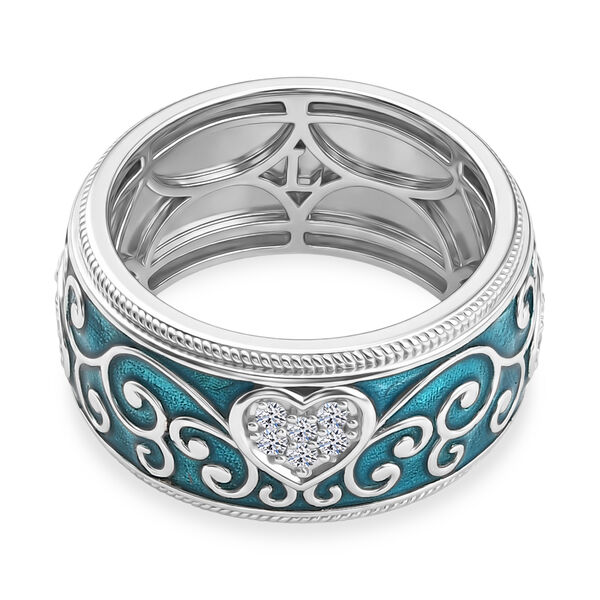 LUXURIANT DIAMOND - Lab Grown Diamant SI-GH Ring 925 Silber rhodiniert (Gr&ouml;&szlig;e 20.00) ca. 0,25 ct image number 5