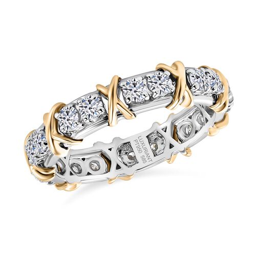 LUXURIANT DIAMOND - Lab Grown Diamant Ring 950 Platin und 585 Gelbgold (Größe 17.00) ca. 1.00 ct image number 3