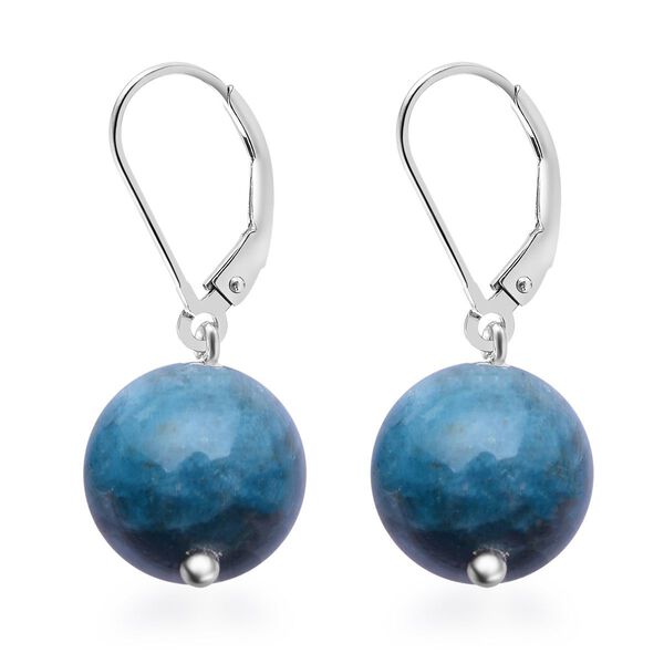 Neon Apatit Ohrringe, 925 Silber rhodiniert ca. 17,00 ct image number 4