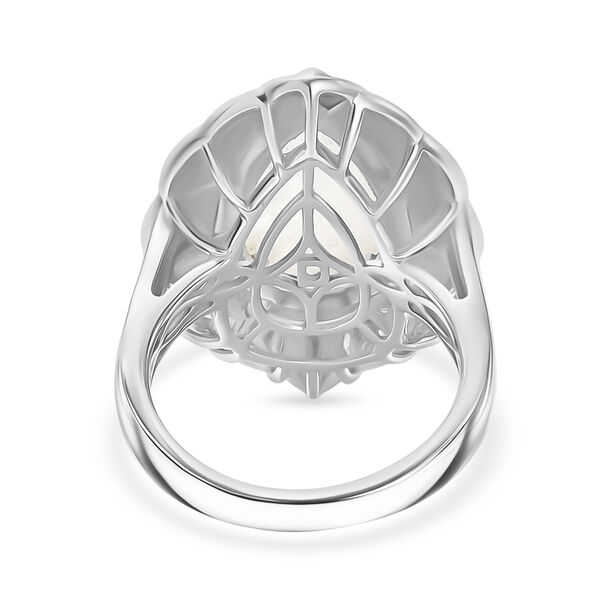 D'Joy AA Regenbogen Mondstein Ring - 5,09 ct. image number 6