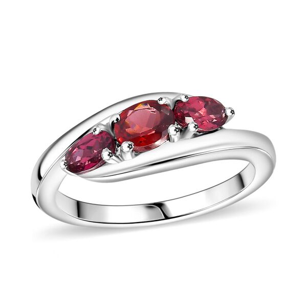 Roter Granat und Orissa Rose Granat Ring - 1,06 ct. image number 4