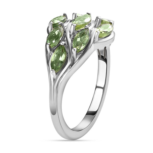 Natürlicher, grüner Apatit-Ring - 1,55 ct. image number 5