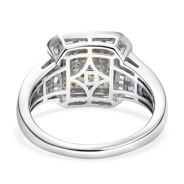 D'Joy gelber und wei&szlig;er Diamant Ring - 1 ct. image number 6