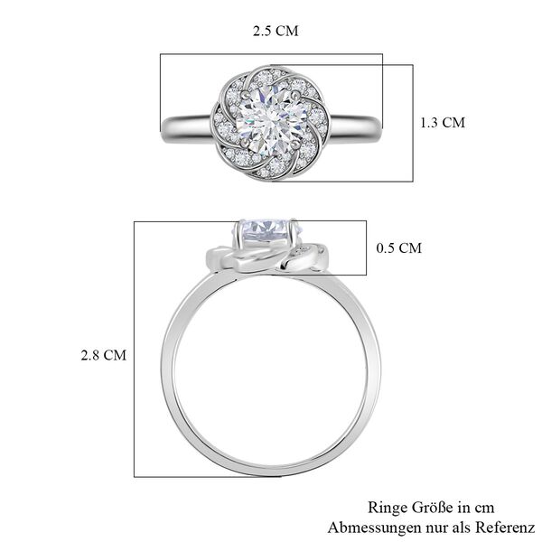 Moissanit Ring - 1,66 ct. image number 7