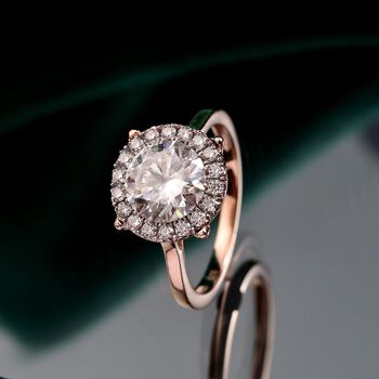 Moissanit Ring - 2,11 ct.