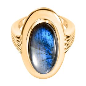 AAA Labradorit Ring - 10,37 ct.