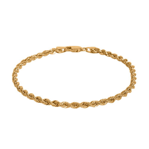 Seil Armband in 585 Gelbgold, 19cm image number 0