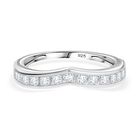 Lustro Stella Weißer Zirkonia Ring 925 Silber (Größe 16.00)