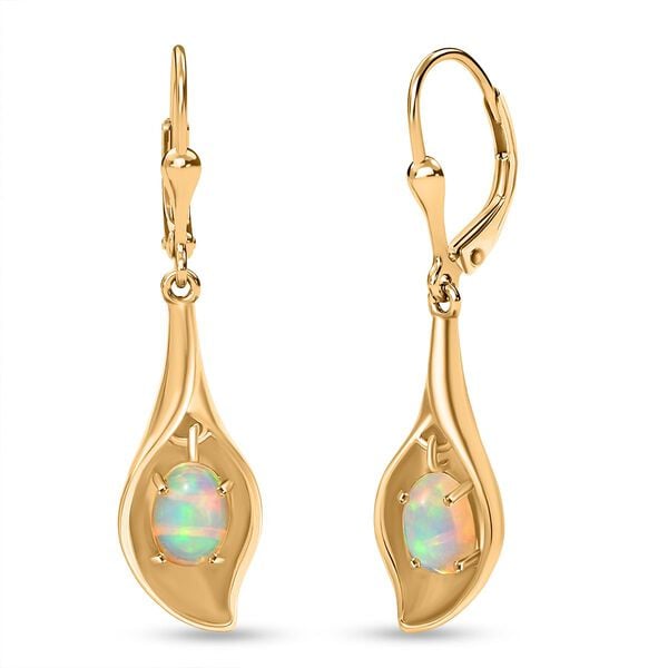 D'Joy AA natürliche, äthiopische Welo Opal Ohrringe - 1,13 ct. image number 0