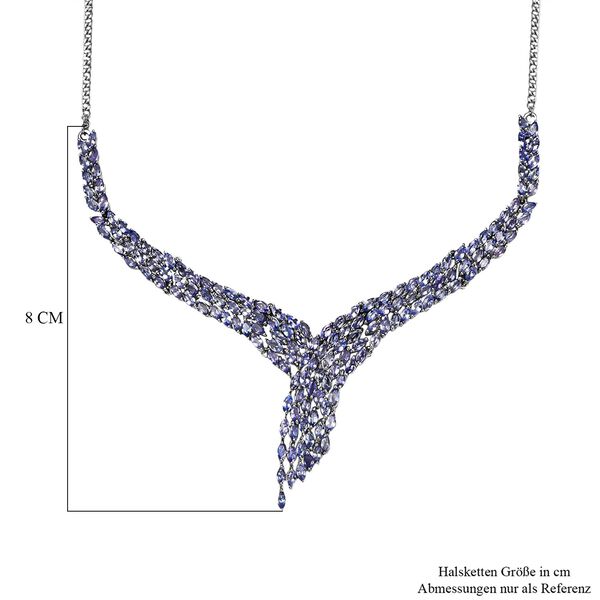 Tansanit 45cm Halskette- 12,48 ct. image number 5