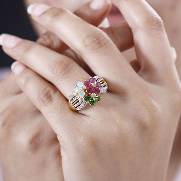 Multi-Edelstein Ring - 2,99 ct. image number 9