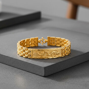 Drachen Armband, Nickelfreies Messing, ca. 19.75 cm ca. 36,50g