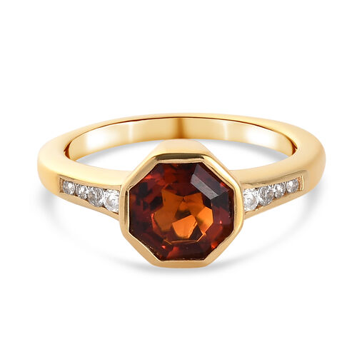 Madeira Citrin und Zirkon-Ring - 1,60 ct. image number 0