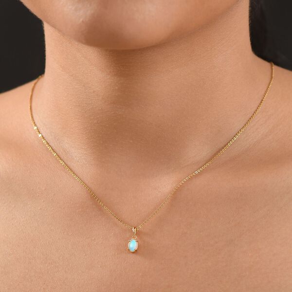 AA Nat&uuml;rlicher, &auml;thiopischer Welo Opal Anh&auml;nger - 0,30 ct. image number 3