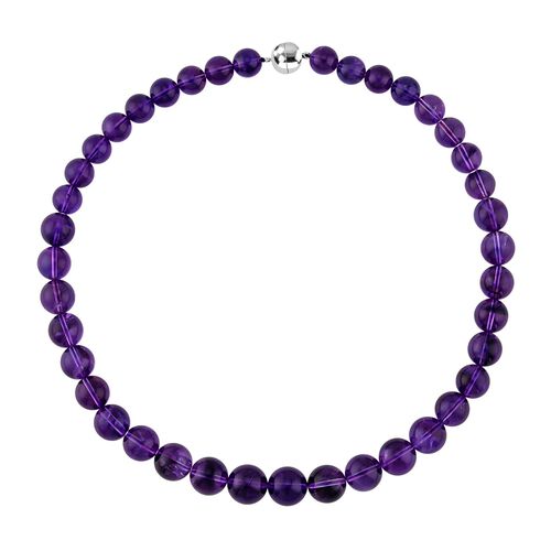 AAA afrikanische Amethyst-Halskette, 50 cm - 466,50 ct. image number 0