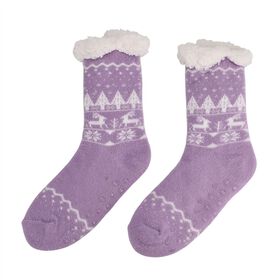 "1 pair Sherpa socks Material:100%polester NW:90G"