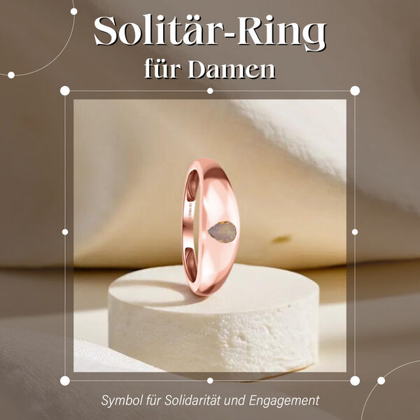 LUXORO nat&uuml;rlicher champagnerfarbener Diamant-Ring I1 - 0,25 ct. image number 2